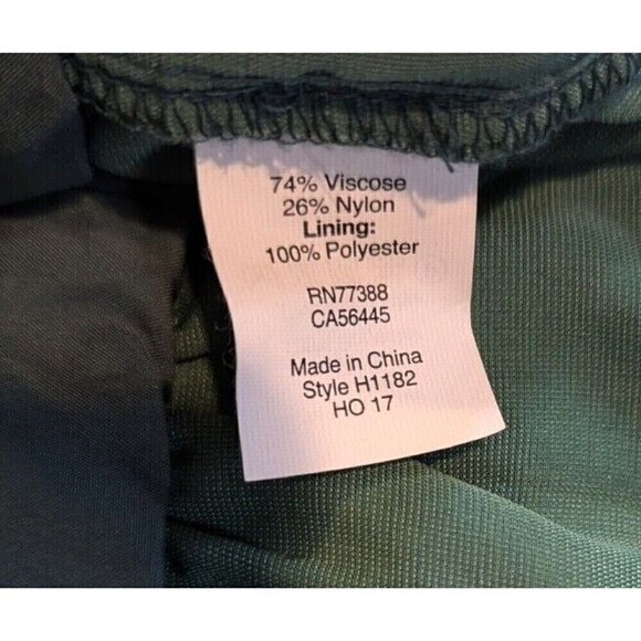 J. Crew‎ Green Velvet Sleeveless Top Peplum Hem Women's Size 10 - Picture 3 of 5